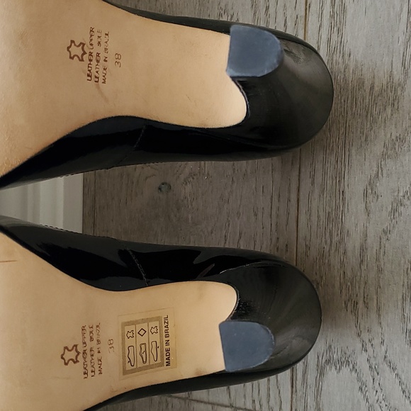 Aldo black patent platform heels - Picture 5 of 8